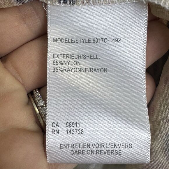 Tribal Womens Floral Velvet Burnout Button Up Top Size L Whimsigoth Fairy Boho - Picture 7 of 8